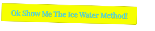 ice water hack for weight loss
